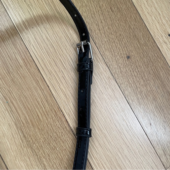 Wild Fable Black Faux Patent Leather Mini Pocket Book - Picture 7 of 11